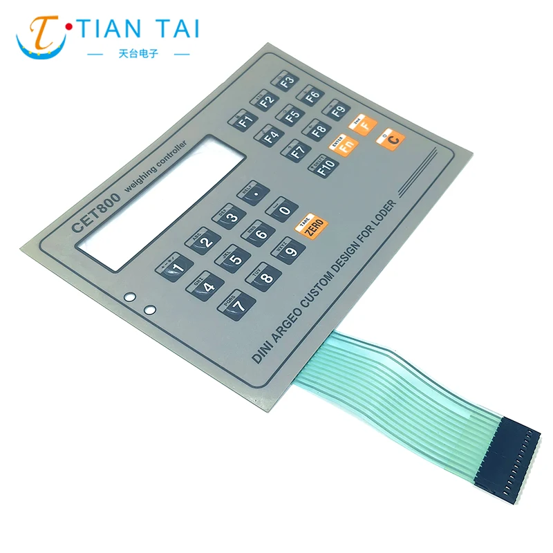 ¡Elija esta membrana táctil Swith con conector para que su operación sea más conveniente!