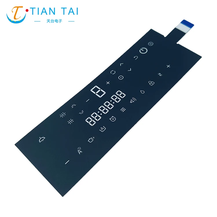 Teclado de membrana táctil capacitivo