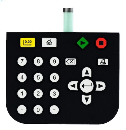 Juguetes del solo panel del teclado del silicón que hacen el interruptor de membrana del módulo de la máquina