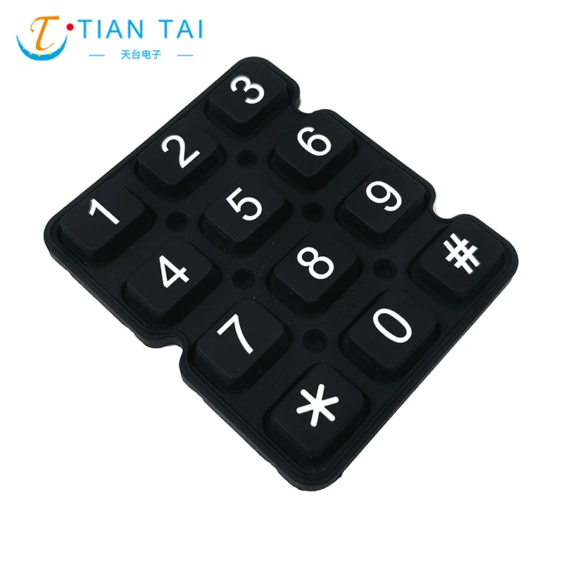 Teclado de silicona para control de acceso