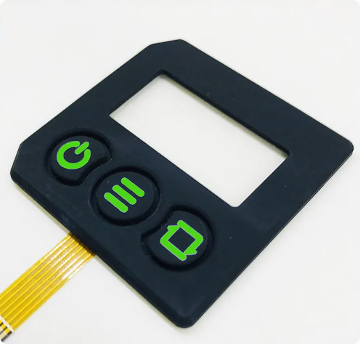 Teclado impermeable de película de PVC de caucho de silicona