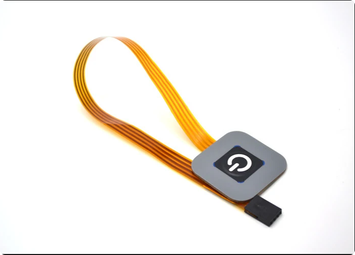 Interruptor de membrana delgado de una sola tecla